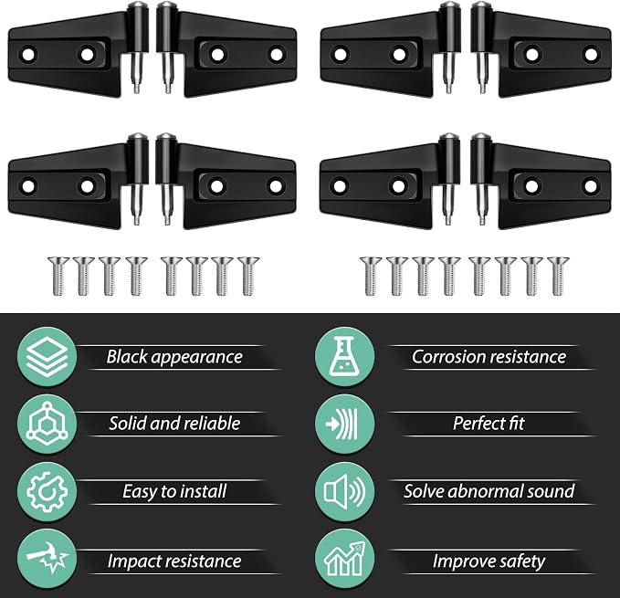 Jeep Wrangler JK Outside 4 Door Hinge - Image 4