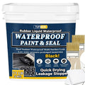 Rubber Liquid Waterproof Sealant, TUFINEIN 11 LB/5 KG Black Quick Drying Multi by TUFINEIN