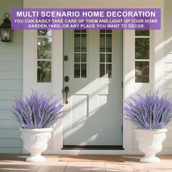 TURNMEON 10 Bundles Artificial Lavender Flowers - Image 5