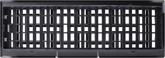 Decor Grates AJH414-BLK Oriental Floor Register, 4x14 Inches, Textured Black - Image 10
