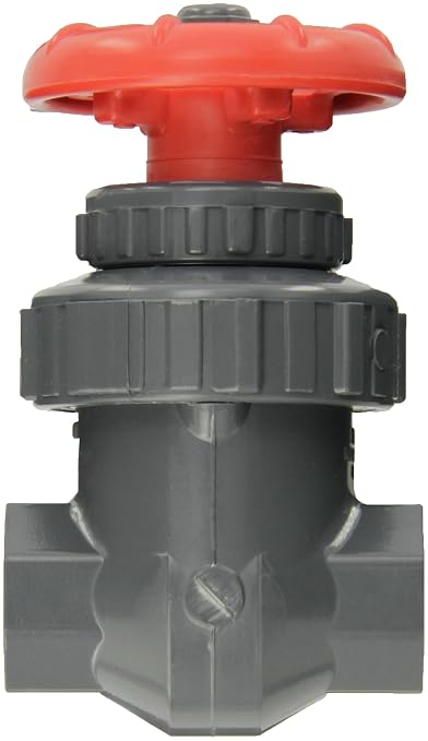 Spears PVC Gate Valve, Non-Rising Stem, Buna-N O-Ring, 1-1/2" Socket - Image 2