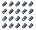 SOWAKA 50 Pcs Cable Clamp Black R Type Nylon Screw Mounting Cable | Cable by sowaka