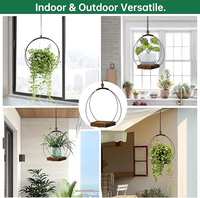 hismocal 4 Pack Hanging Planters - Image 2