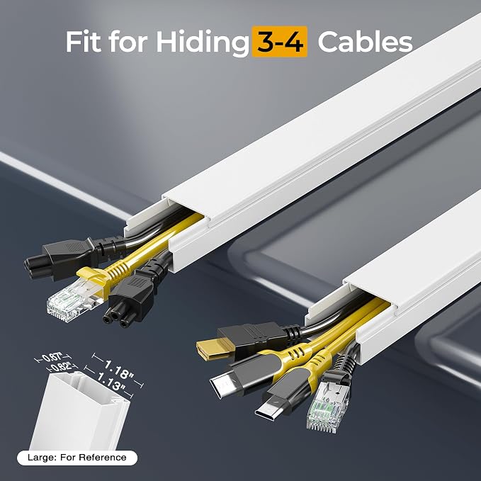 56.7in Cable Hider Cord Hider, Wire Covers - Image 2