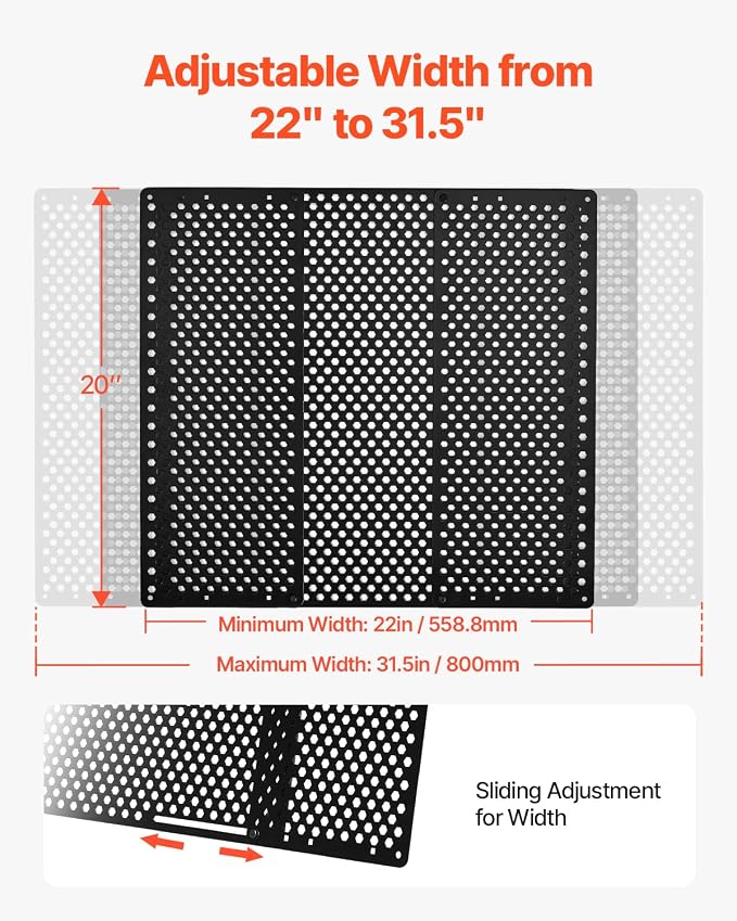 VEVOR RV Screen Door Protector, Adjusts from 22 to 31.5 inch, Adjustable Door - Image 5