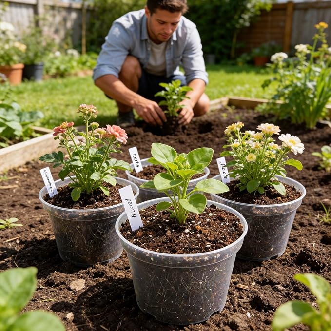 RooTrimmer 15 Pack 8/6/4 Inch Clear Nursery Pots - Image 7