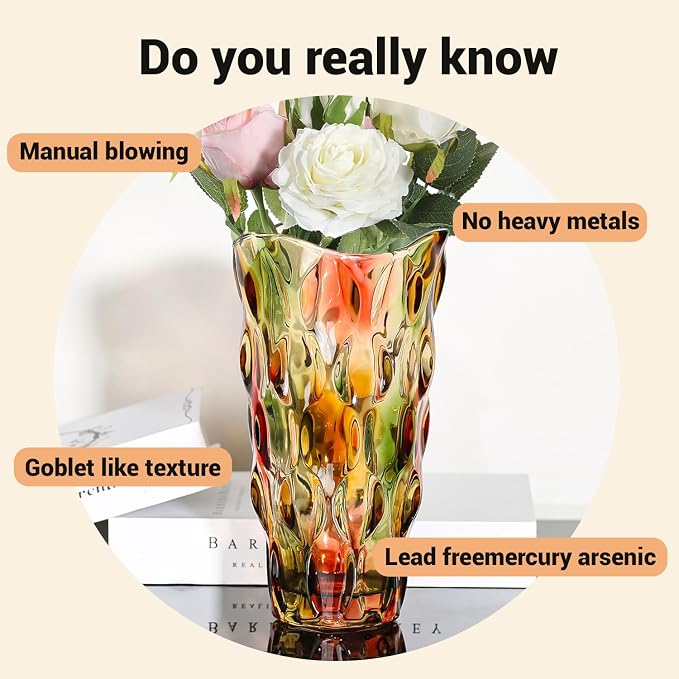 CEMABT 9.5inch 3.4 lb Glass Vases - Image 3