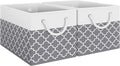 Storage Bins 2-Pack, Foldable Storage Baskets by Fabtotes