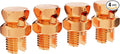 THE CIMPLE CO 4 Pack, Size #8 Copper Split-Bolt Connectors 8 AWG by THECIMPLECO