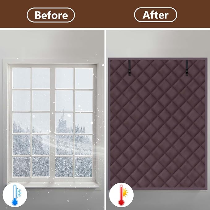 3-Layer Winter Insulated Window Curtain - Image 3
