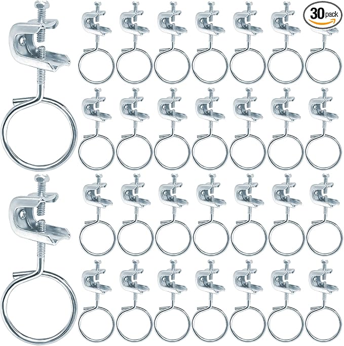 30 PC 1/4" x 20 Beam Clamp by Tewloss