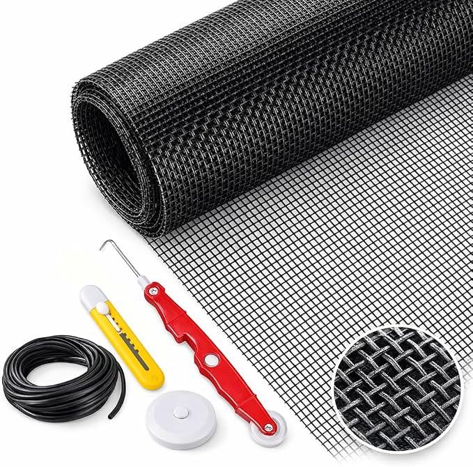 Window Screen Replacement Kit Width:48in Length:158 Fiberglass|Includes Full by Unknown