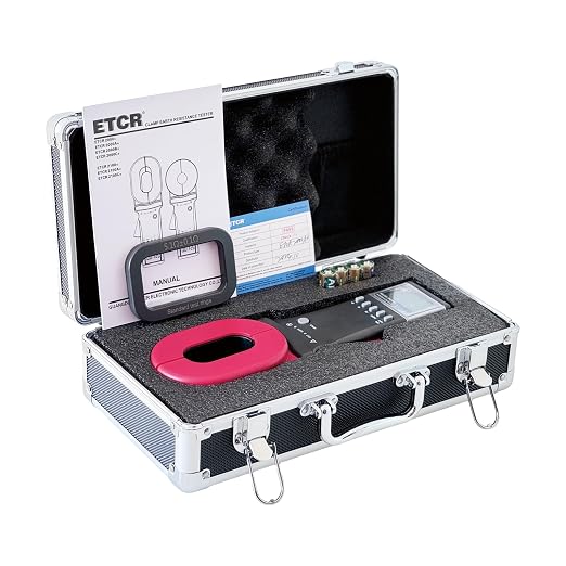 ETCR2000A+ Digital Clamp Ground Earth Resistance Meter Tester 200Ω | - Image 4