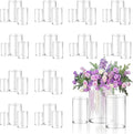 36pcs Glass Vase Cylinder for Centerpieces 4, 6Inch Tall Small Flower Glass by Unknown
