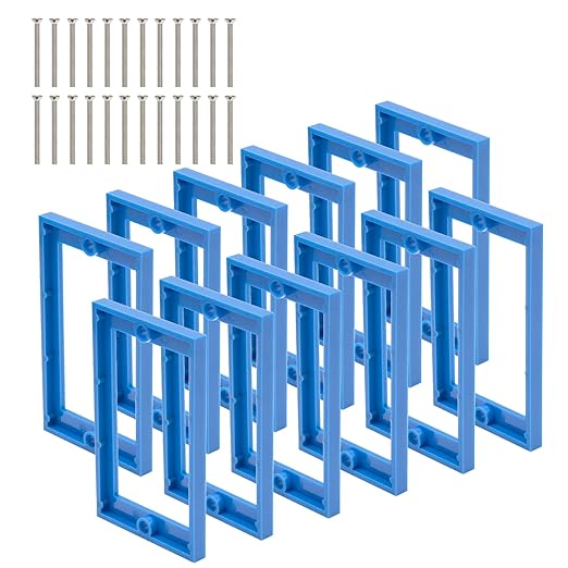 12PCS 1/4 Inch Single Gang Outlet Box Extender | Electric Outlet Extender Box by XGGYA