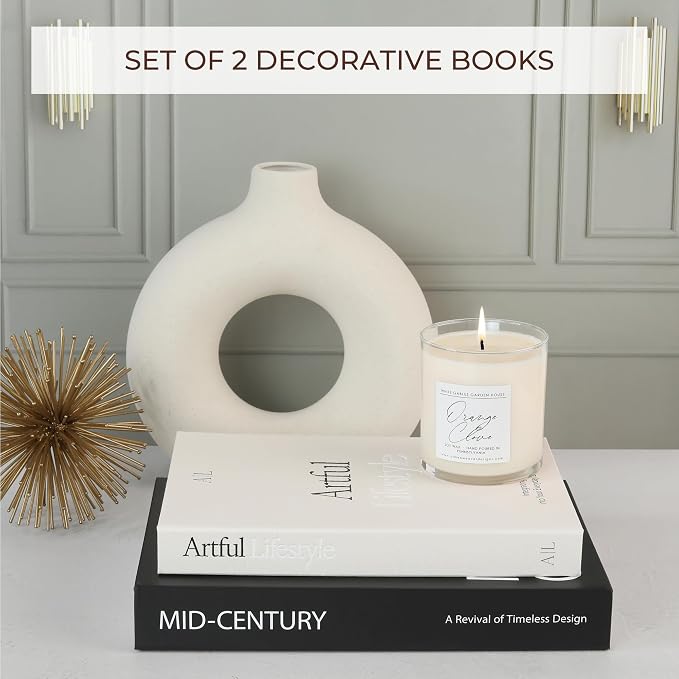 Aesthetic Decorative Books Set of 2 - Image 2