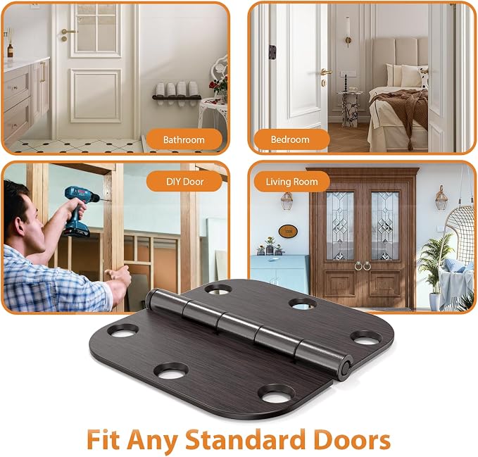 Door Hinges Oil Rubbed Bronze - Image 8