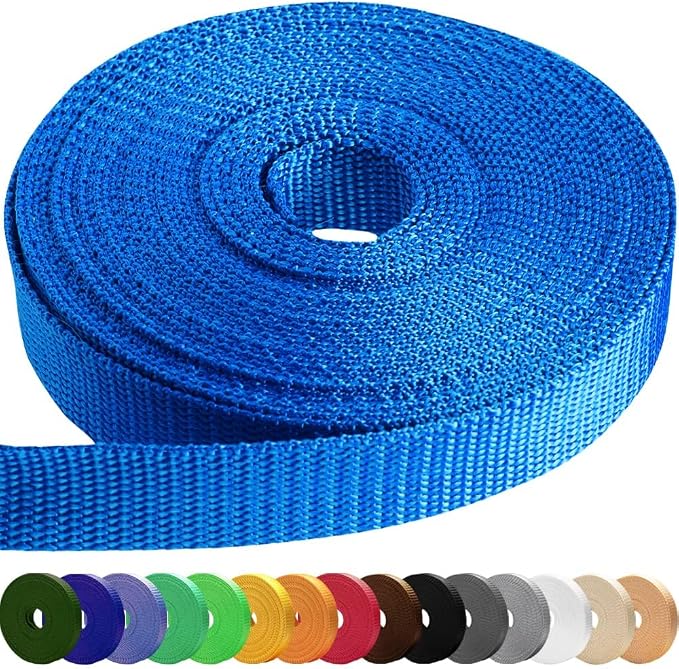 Webbing Strap, 3/4" to 2", 10-50 Yds, EDC gear, backpack repair and pet dog by TECEUM