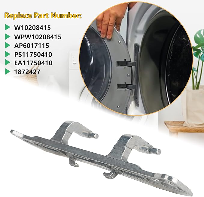 W10208415 Dryer Washer Door Hinge Fit - Image 3