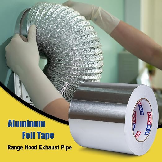 Aluminum Foil Tape 6 inch x 165ft Heavy Duty HVAC Duct Tape - Image 6