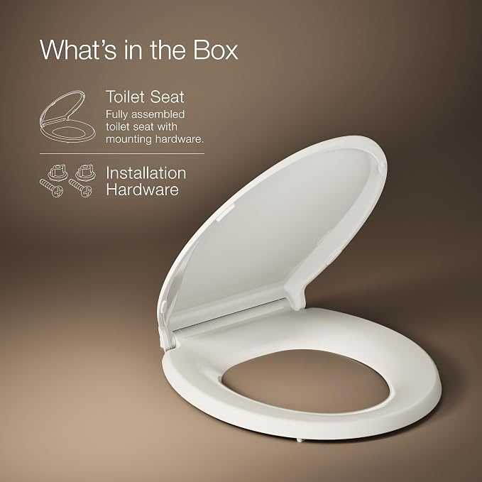KOHLER 4639-RL-96 Cachet ReadyLatch Round Toilet Seat Soft Close - Image 11
