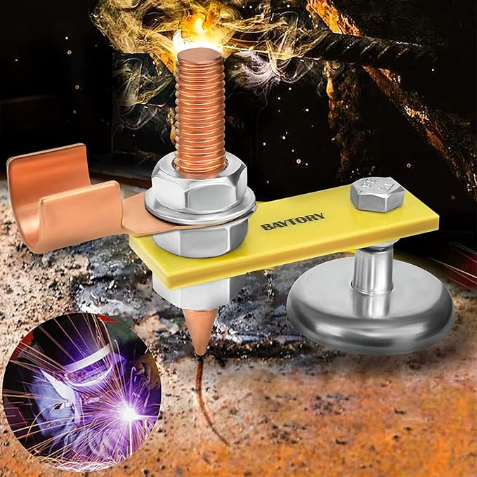Upgrade Magnetic Welding Support Ground Clamp Tools, Double + Single Welding - Image 2