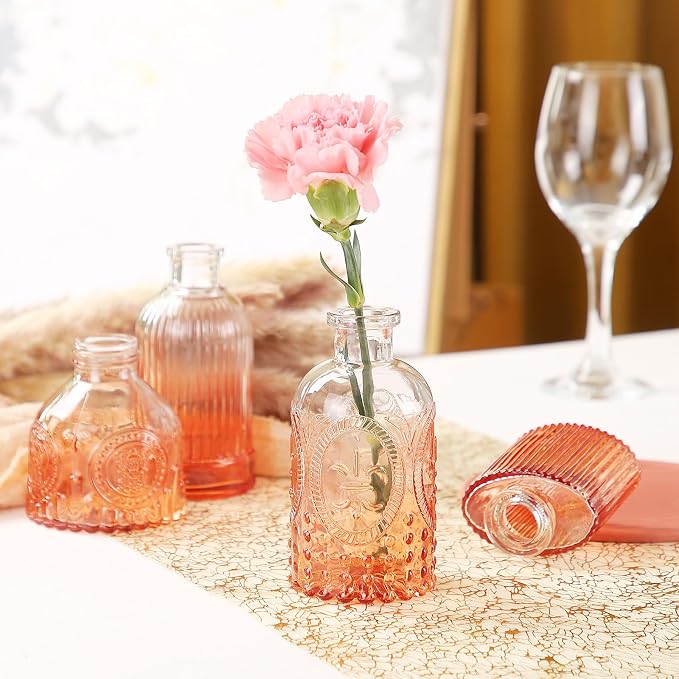 Mini Glass Bud Vases Flower Vases - Image 5
