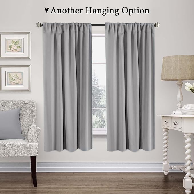H.VERSAILTEX Blackout Tie Up Curtain Thermal Insulated Curtains Bathroom - Image 4