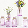 6 Pack Mason Jar Vases for Centerpieces, Wide Mouth Mason Jars by LEYIQU
