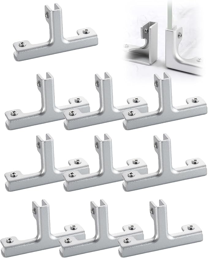 Aluminum Alloy Tile and Glass Clamp Bracket Fixed Corner Clip Positioning | L I by Unknown