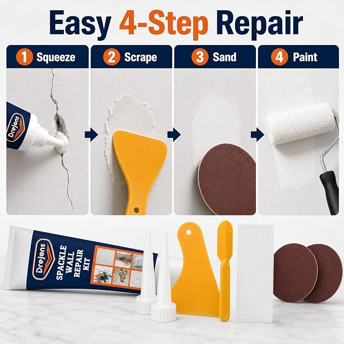 Drywall Repair Kit, Wall Spackle Paste - Image 5