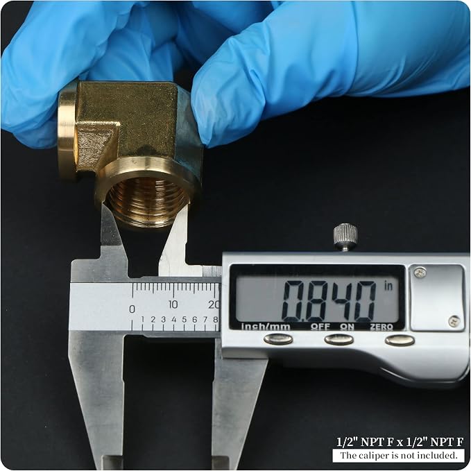U.S. Solid 2pcs 90 Degree Barstock Street Elbow Brass Pipe Fitting - Image 5