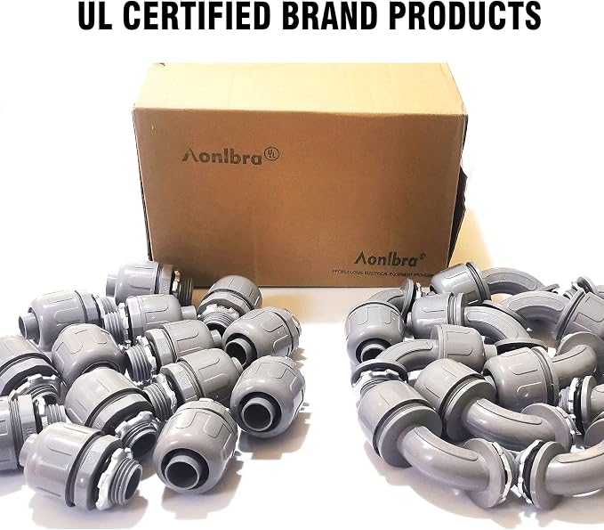 3/4 Inch Liquid Tight Connector PVC Electrical Conduit Fittings Straight 180 - Image 8
