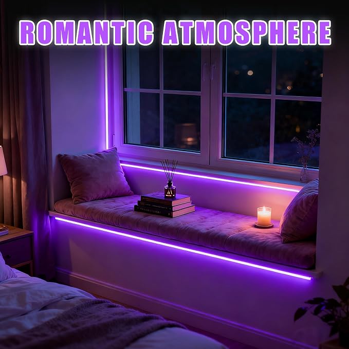 RadiantFlux Purple Light Strip, 30Ft Flexible LED Purple Light - Image 5