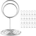 Table Number Holders, Photo Holder | Picture Holder, Card Stand Name Menu Clips by Hoewina