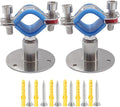 2PCS Wall Mount Ceiling Mount Pipe 304 Stainless Steel Pipe Supports Pipe by RITUIPIOPIPESTRAP