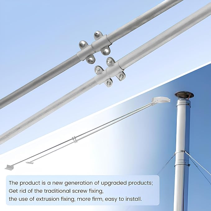 2026 New Silver Plated High-End Ebusin 10" Extended Roof Bracket Supports - Image 6
