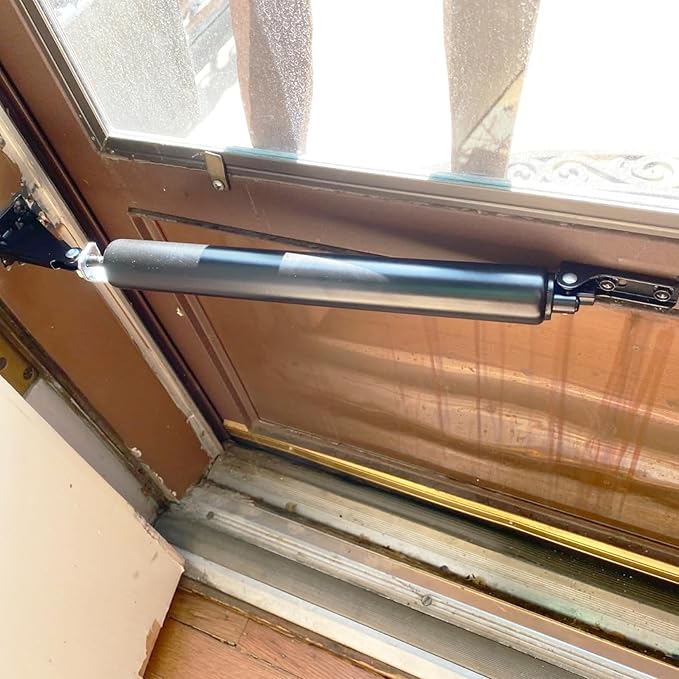 Pneumatic Door Closer Kit for Screen and Storm Doors, Includes Push Button - Image 6
