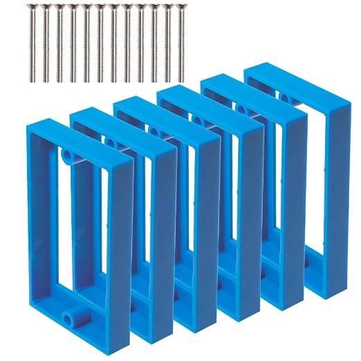 MAKERELE Single Gang Electrical Outlet Box Extender, 6 Pack | by MAKERELE