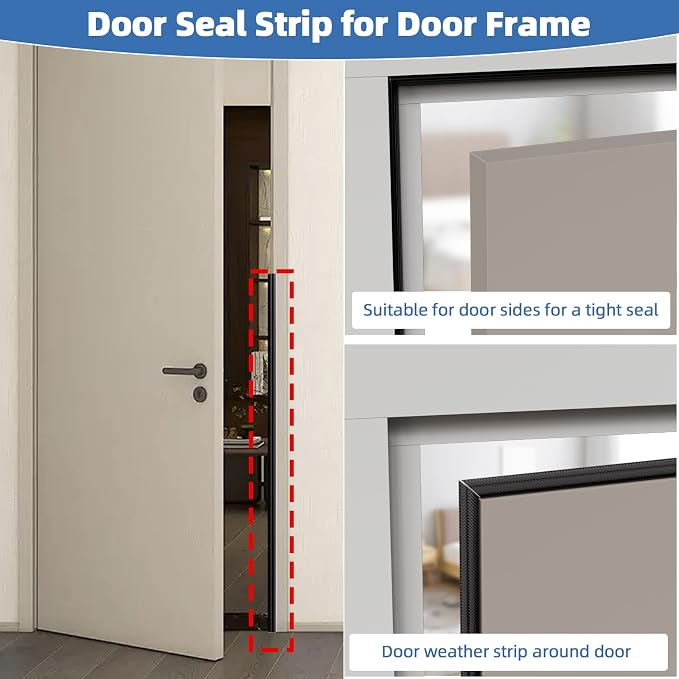 196”Wedge Weather Stripping Door Seal Strip - Image 4