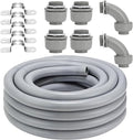 Liquid-Tight Conduit Connector Kit, Flexible Non Metallic Liquid Tight by FeverLZong