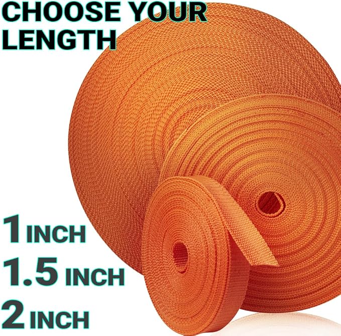 Webbing Strap, 3/4" to 2", 10-50 Yds, EDC gear, backpack repair and pet dog - Image 9
