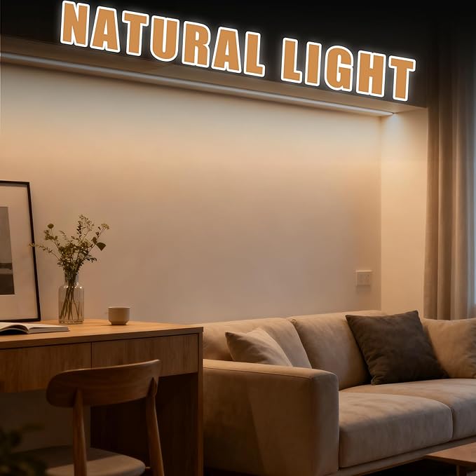 RadiantFlux 4000K 16.4Ft Led Strip Lights, Natural Light Strips Lights Indoor - Image 3