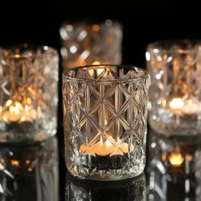 36 Pack Votive Candle Holders, DIY Wax Filling Tealight Candle Holders | by Uniteland