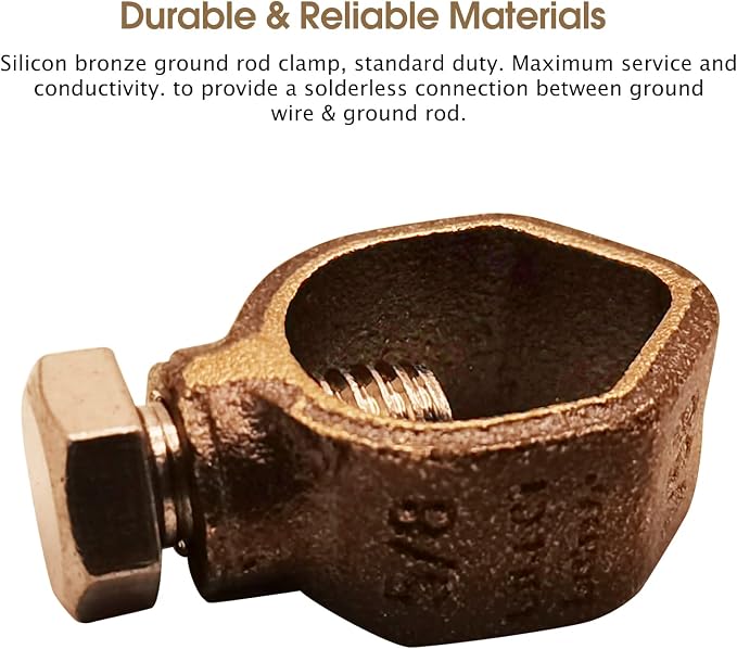 GOUNENGNAIL Copper Ground Rod Clamp - Image 4