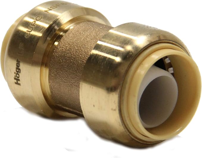 20piece EFIELD 1 Inch Straight Coupling Push-Fit Fitting | Connect Pex by EFIELDPEXTUBING