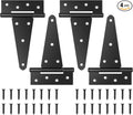 4 Pack 6 Inch T Hinge, Heavy Duty Hinges by Unknown