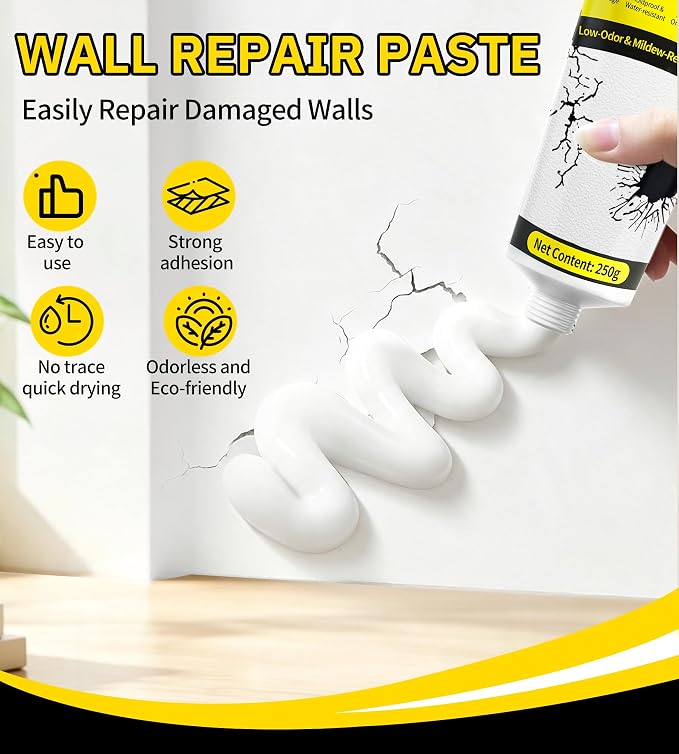Wall Repair Kit 2 Pack, 17.64 Oz Drywall Repair Paste - Image 2