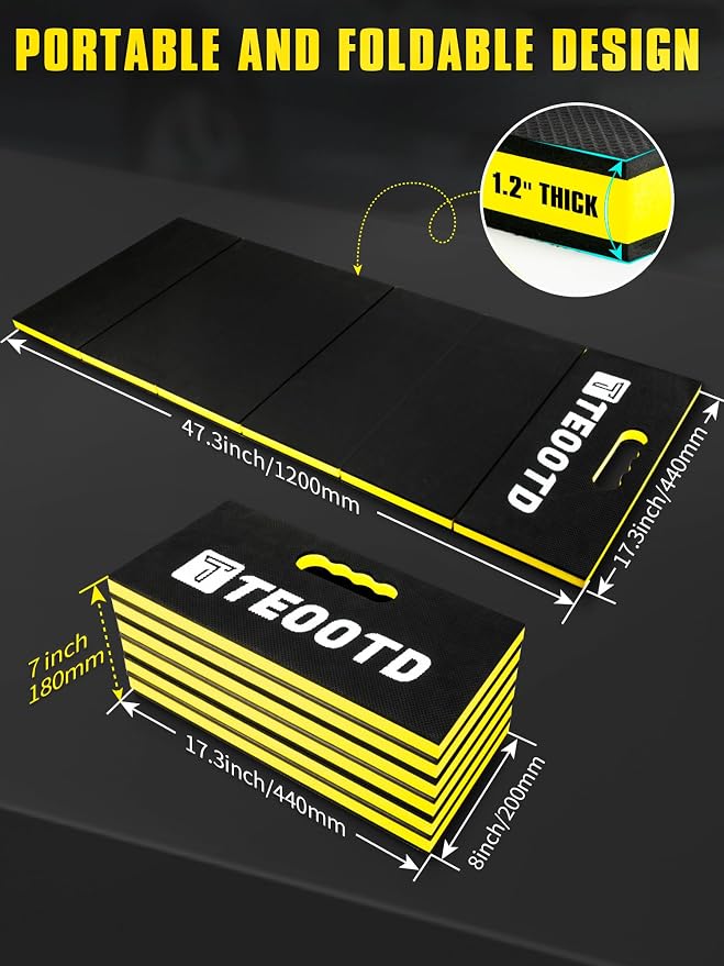 1.2" Extra Thick Foldable Mechanic Kneeling Pad - Image 5
