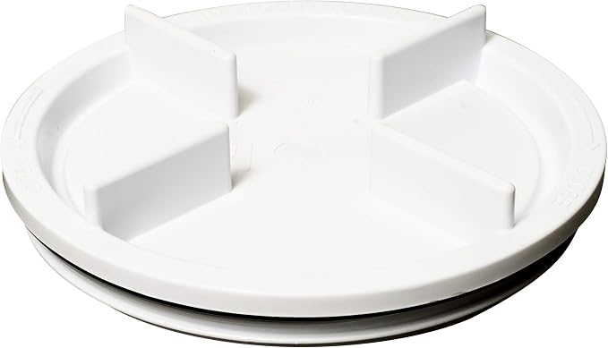 Oatey 43918 4 in. White PVC Backwater Threaded Cap - Image 2